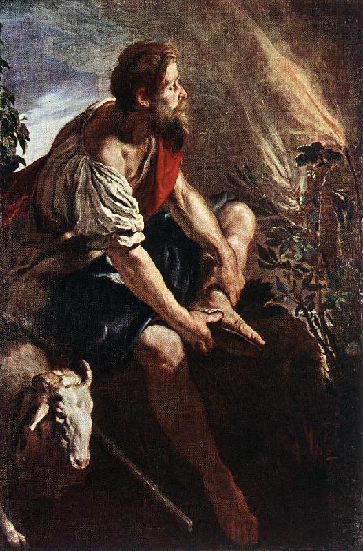 FETI, Domenico Moses before the Burning Bush dg oil painting picture